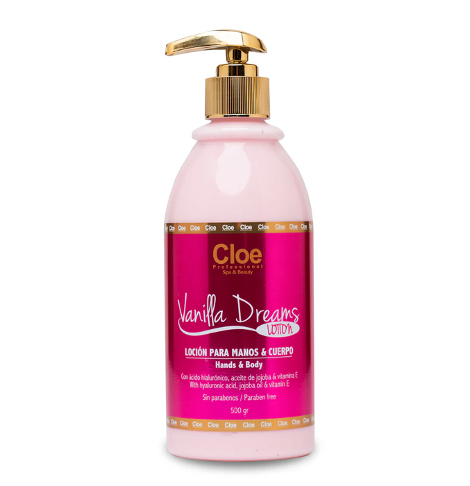 Loción Cloe Vanilla Dreams para manos y cuerpo 500 ml