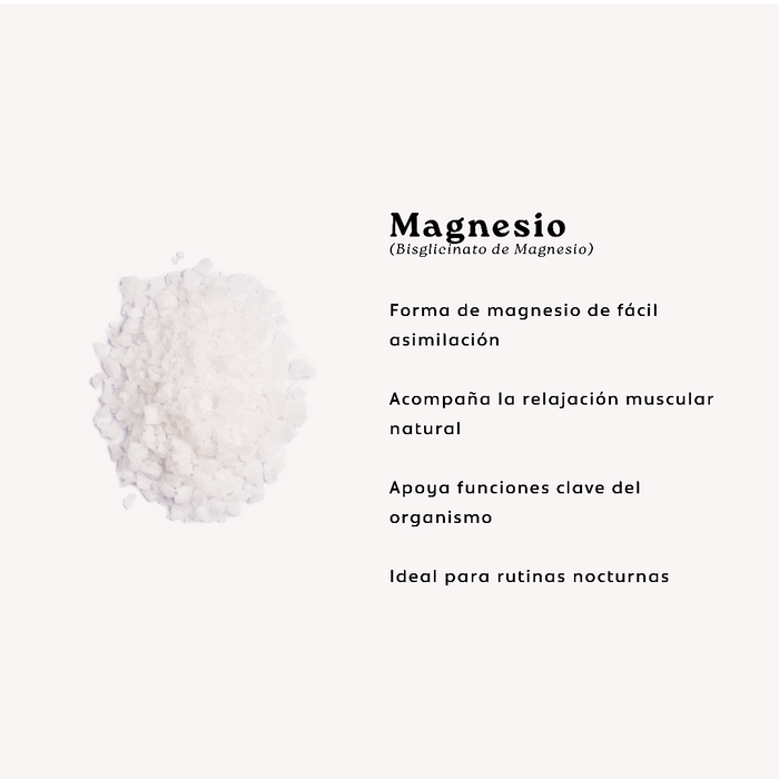 Ingredientes del Bisglicinato de Magnesio con L-triptófano