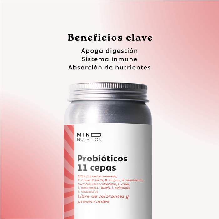 Probióticos 11 Cepas 90 cápsulas beneficios