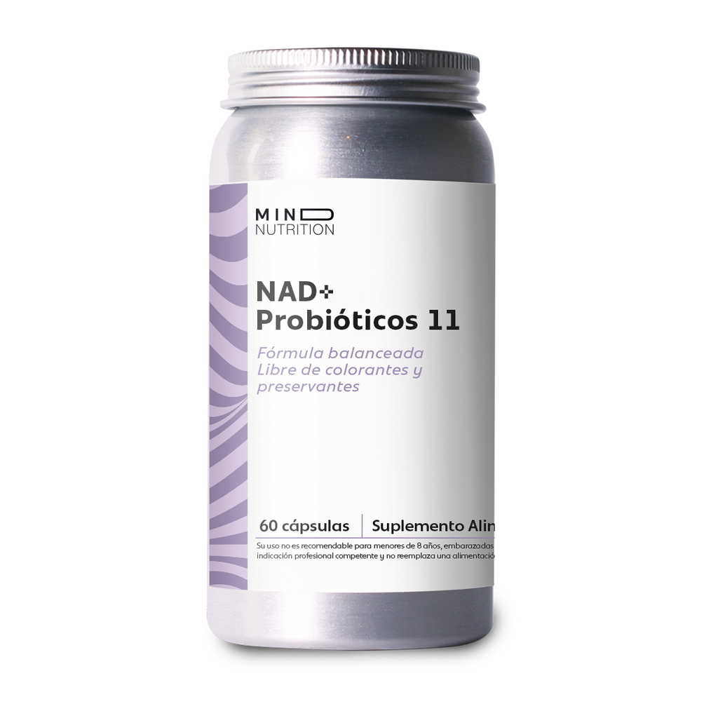 NAD+ + Probióticos 11 Cepas 60 cápsulas