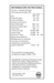 Información nutricional Cranberry Pre Pro