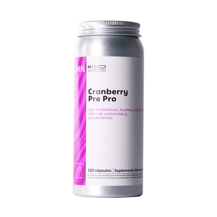 Cranberry + Prebióticos + Probióticos 120 cápsulas beneficios