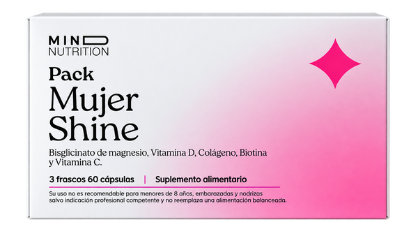 Pack Mujer Shine sobre fondo blanco