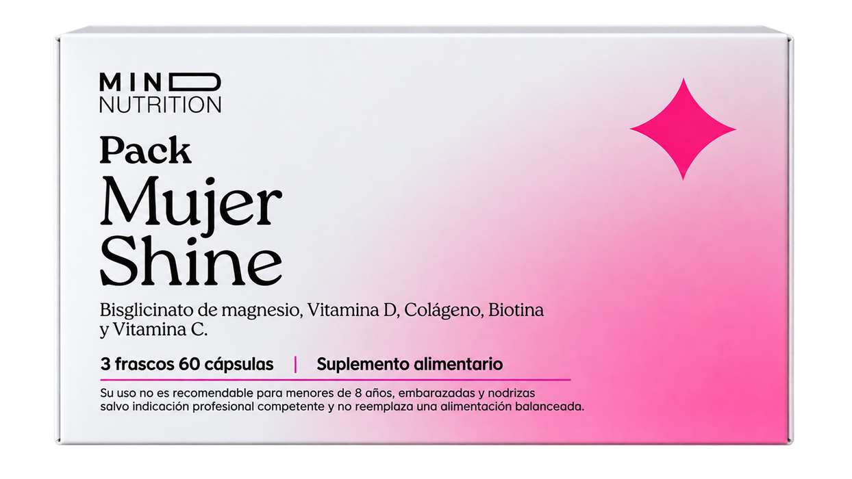 Pack Mujer Shine sobre fondo blanco