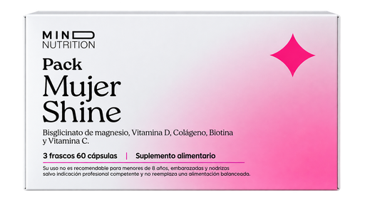 Pack Mujer Shine sobre fondo blanco