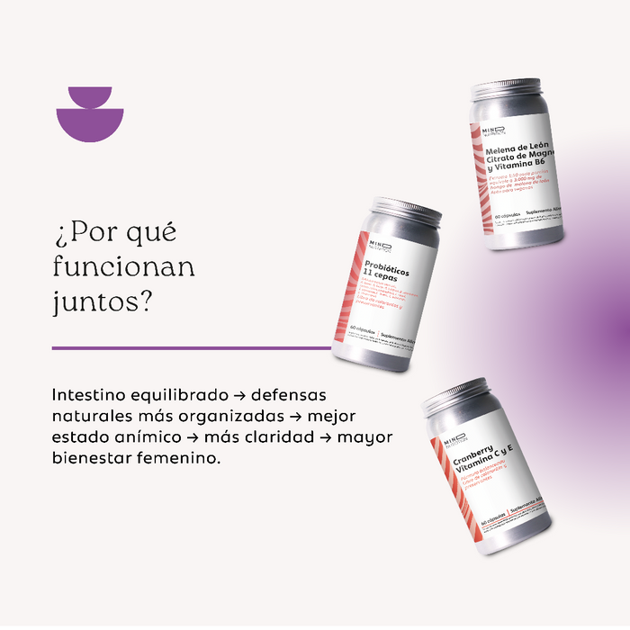 Cómo se complementan los productos del Pack Mujer Balance