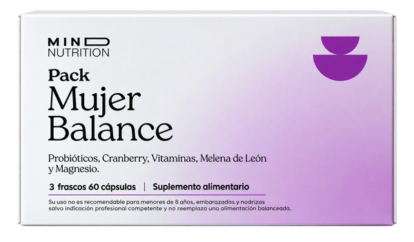Pack Mujer Balance sobre fondo blanco