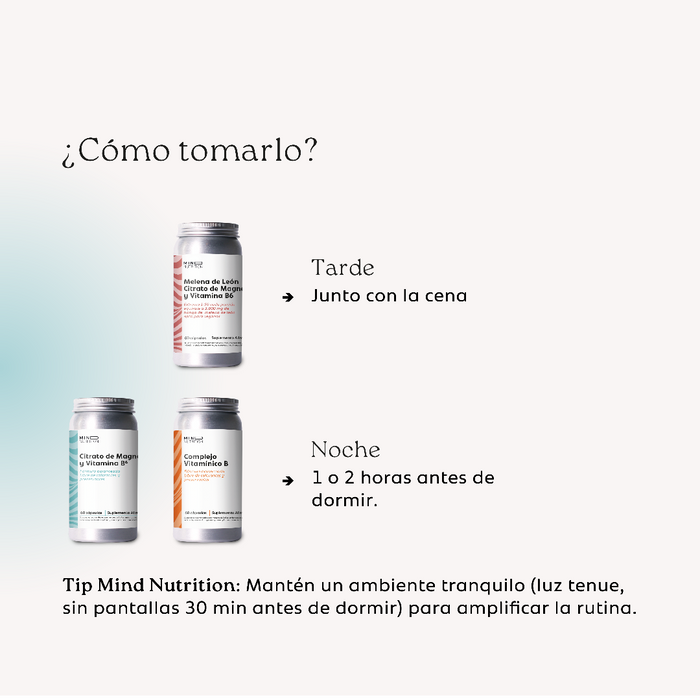 Cómo tomar el Pack Descanso y Renovación