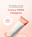 Infografía mixsoon PDRN Collagen Cream hidratación y elasticidad en español