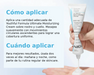 Infografía NIDA Youthful Formula Ultimate Moisturizing Cream modo de uso en español
